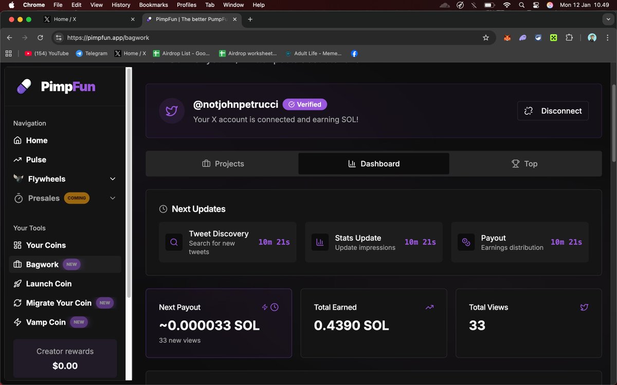 notjohnpetrucci's tweet image. it's monday, and i'm ready to work my ass bagworking for my $PIMP

Have you joined? if not you're missing BIGG

#zonauang #zonajajan
