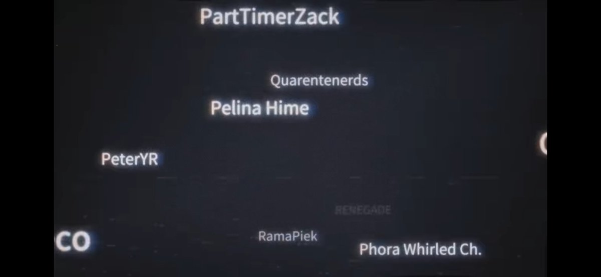 PartTimerZack's tweet image. So cool to see my name on the #Arknights6thAnniv live stream! I love arknights so much man.