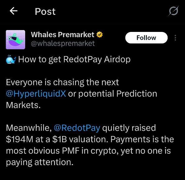 allearning36's tweet image. 🔥Redotpay Big Airdrop Coming?
💲Redotpay Raised $194M Fund

✅App Link:👇
url.hk/i/en/jgyec

➡️ Invite Code: jgyec

🎁20% Discount Fomo Code.
➡️ Virtual Card: RDPAY
➡️ Physical Card: RDPAYV

⦿ Sing-Up &amp;amp; Complete KYC 
⦿ Buy Card ($8 Cost)
⦿ Use Card Regularly 
⦿ Done…