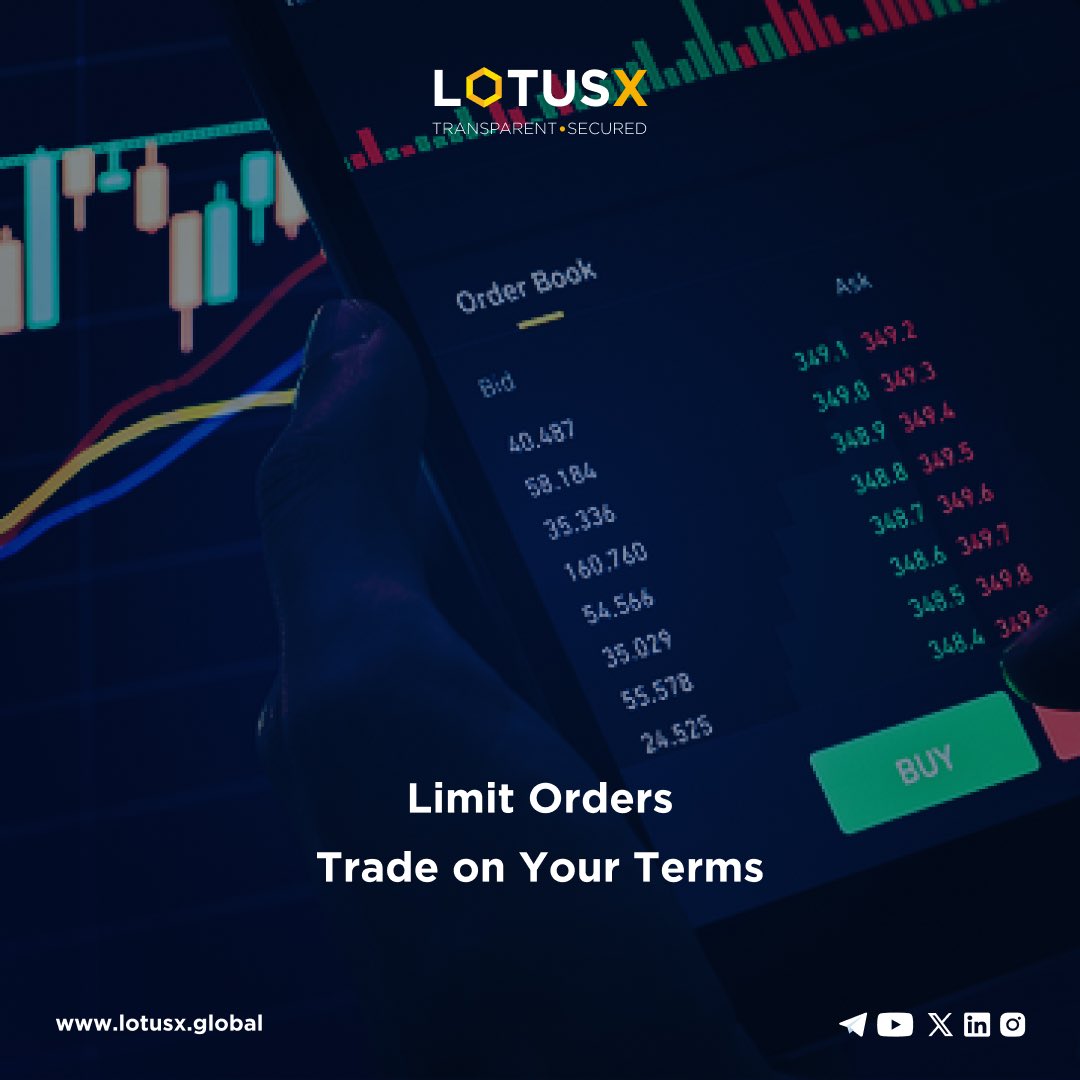 Set price points for buying or selling crypto. KYC and AML verified users  trade securely. Signup at https://t.co/lAPjRv0a3j #LotusX #CryptoIndia  #CryptoNews #Blockchain #Bitcoin #Ethereum #CryptoCommunity #Finance  #FutureTechnology #CryptoInnovation ...