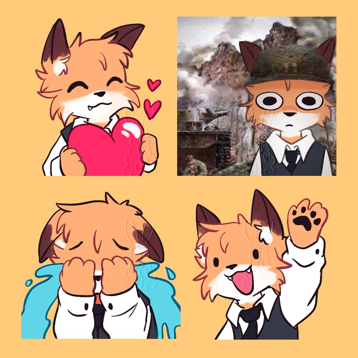 Itsibih's tweet image. Algunos emotes simples que hice ✨