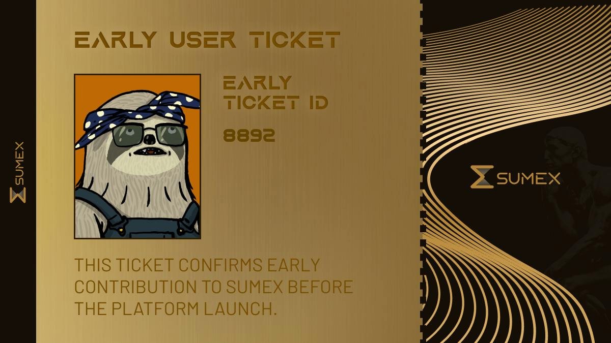 I want to become one of the EARLY BIRDS in <a href="/Sumex_Labs/">SUMEX | Web3 SuperApp</a>!

Only 15,000 roles - and they’re getting claimed fast.

Their first OG-PASS wave was claimed in just one day, I’m not missing this one.

TGE SOOOOOON!

btw - check out my excellent ticket