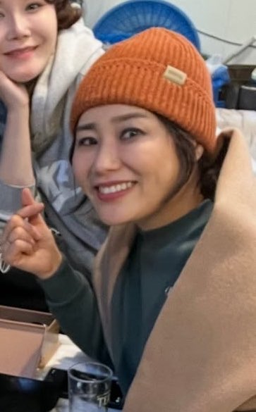 당근비니 쓴 마마님이 좋아