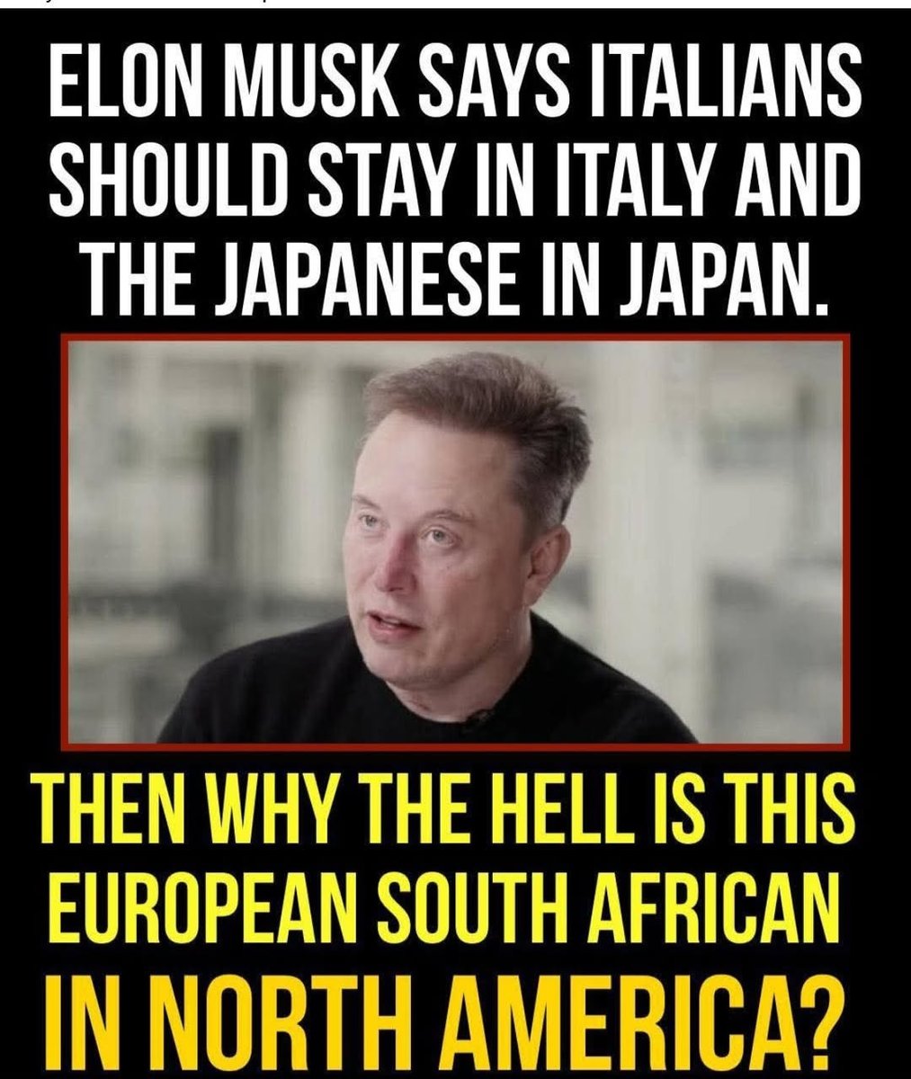 Julia3131's tweet image. Here's why. ELON is a Nazi racist from Apartheid South Africa who's exporting his hate to America.