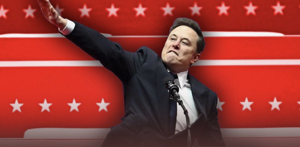 Julia3131's tweet image. Here's why. ELON is a Nazi racist from Apartheid South Africa who's exporting his hate to America.