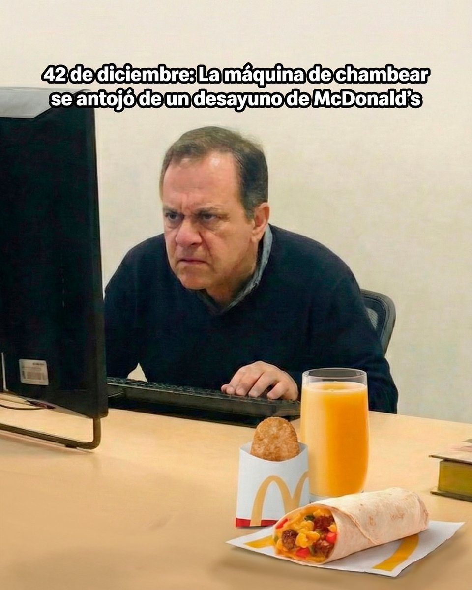 La cara de cuando el café no fue suficiente. 😒

Es señal clara de que toca desayuno. 🍳🍔

👉 Pídelo ahora y resuelve la mañana. 🧡

#VivirAloMAC #McDonaldsRD #McDonalds #MeEncanta
