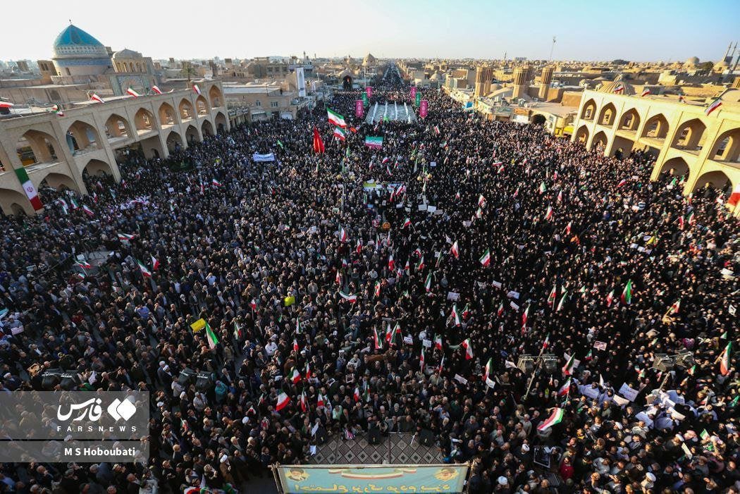 jacksonhinklle's tweet image. 🚨BREAKING: A massive pro-Islamic Republic gathering took place in various cities of Iran