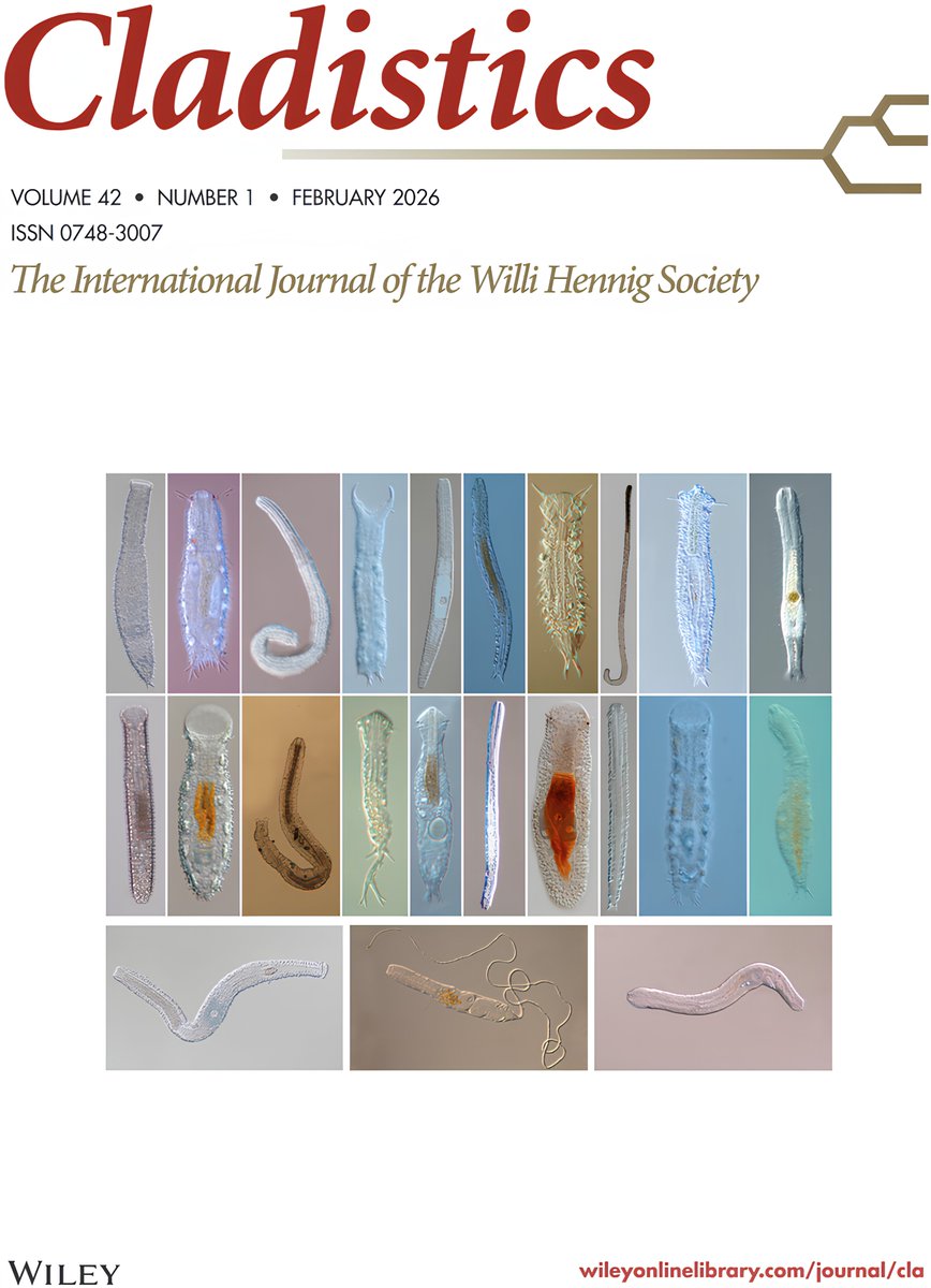 Cladistics Journal Alert tweet media