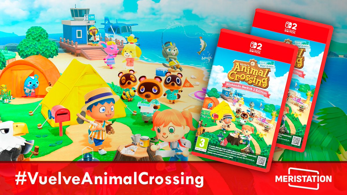 🌱 ¡Nuevo concurso! 🌱

🎁 Regalamos dos copias físicas de Animal Crossing: New Horizons para Nintendo Switch 2

🔄 RT y follow
➡️ Comenta con el hashtag #VuelveAnimalCrossing, ¿qué es lo que más te emociona del nuevo contenido y por qué?