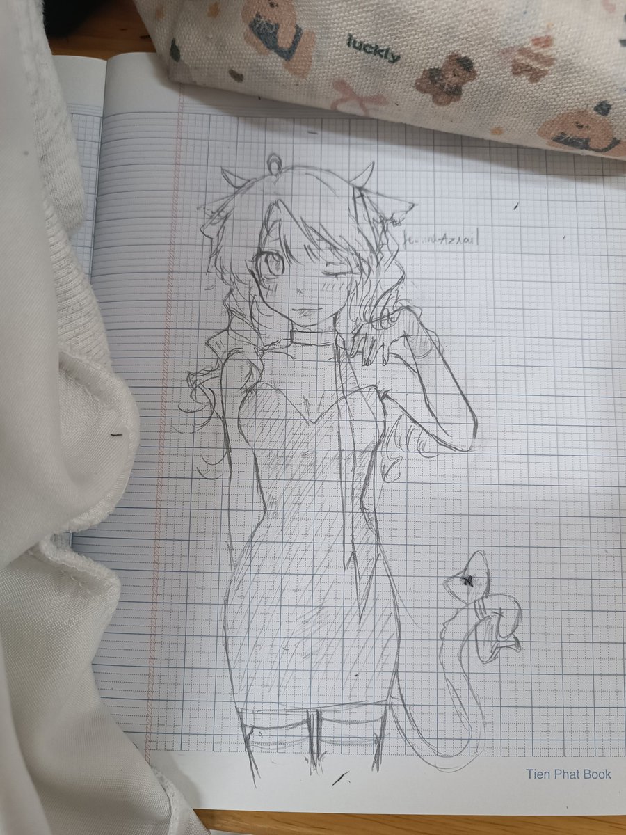 LiuHunhNh1's tweet image. First time drawing @AzrailDeath as a girl!!! 
I hope you like this fanart🩷