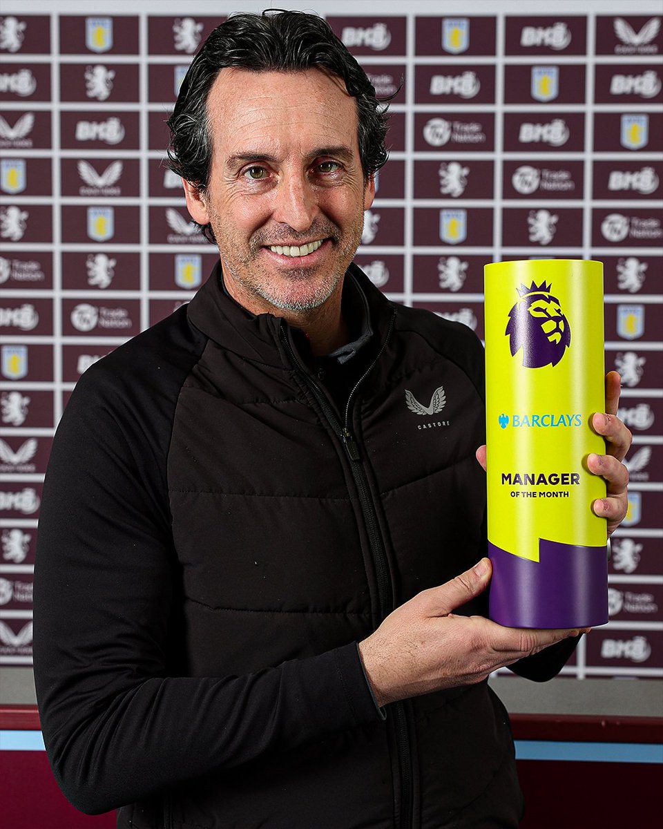 AVFCStatto's tweet image. ✅ April 2023
✅ December 2023

Unai Emery earned his second Premier League Manager of the Month award as Aston Villa boss #OnThisDay in 2024 😍

#AVFC