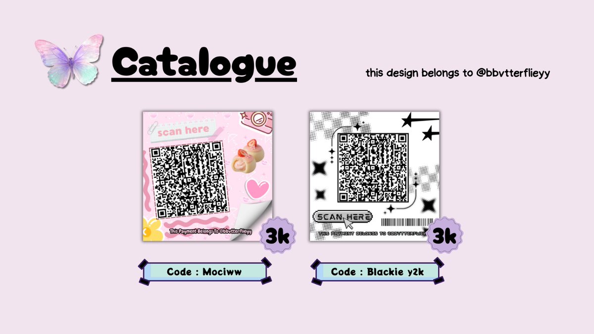 lunariavv's tweet image. hAyiii~ bole bantu rt? maacii 👧

aku membawa spess baruu, yaitu qr deco 🍓

dengan 5 katalog yang siap ospek! (jika ndak aman bole pc baik baik bub)

❕harga? ongli 3k/ea bes ❕

take via tele only iyaa? 

t. #zonauang #zonaba