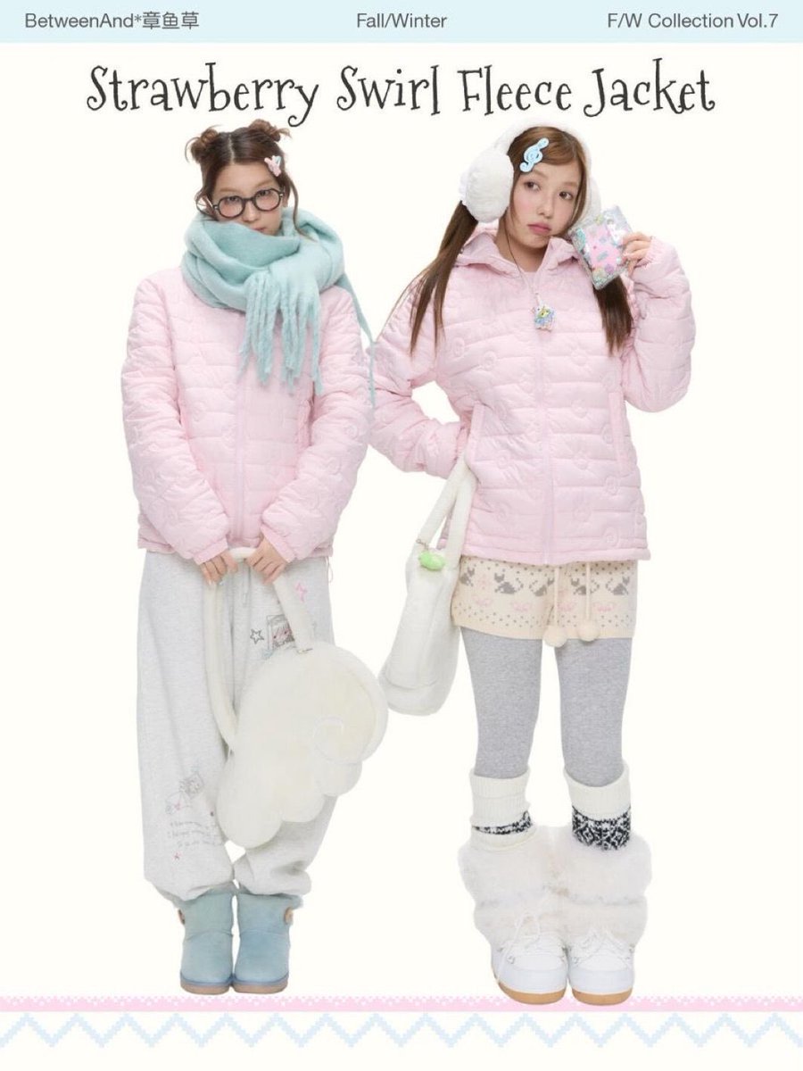 thepinkernet's tweet image. betweenand f/w 2025 collection 🎀