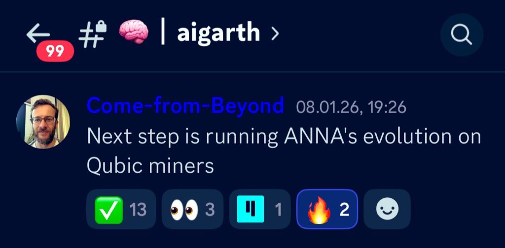 The moment is NOW.  
We're ready to unleash full-scale training of #AiGarth — $Qubic's path to genuine #AGI — directly on the #QUBIC network.  While centralized giants burn insane energy on closed black-box models...
$QUBIC flips the script:  Feeless, instant, 15.5M+ TPS beast