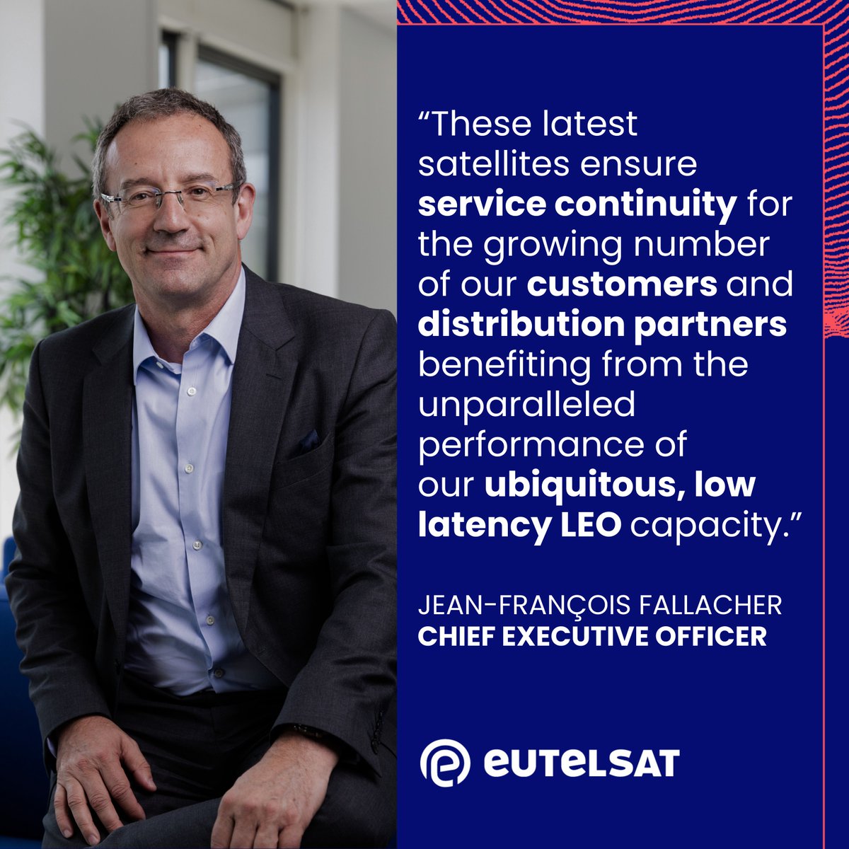 Eutelsat has awarded <a href="/AirbusSpace/">Airbus Space</a> a contract to build an additional 340 OneWeb LEO satellites, bringing the total number of satellites ordered to up to 440, including the batch of 100 spacecraft previously announced in December 2024.

Find out more ⤵️
mynewsdesk.com/eutelsat/press…