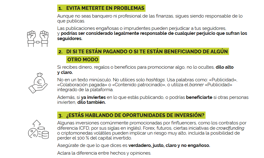 EnzoSuperGabri1's tweet photo. La CNMV ha publicado un documento sobre recomendaciones para los influencers que promocionen productos financieros.

Adivinad que youtuber  incumple todas. La 5 es la mejor:

  "Exenciones de responsabilidad como «Esto no es asesoramiento [....]» no te protegerán en estos casos" https://t.co/17wqm0NGHW