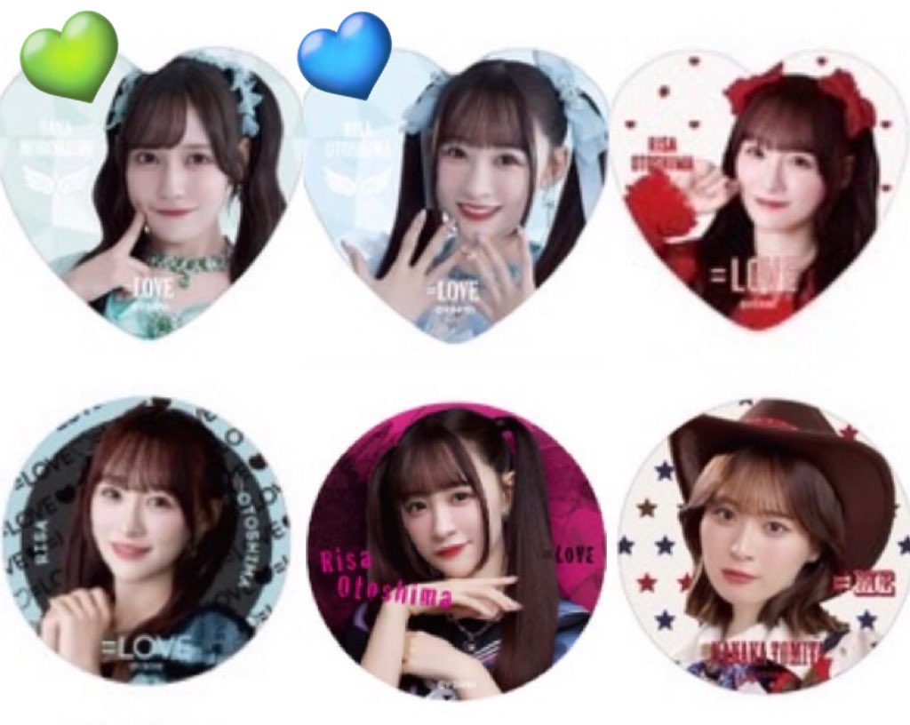 イコラブ ノイミー トレ 缶バッジ 譲 】野口、瀧脇 菅波、櫻井、落合