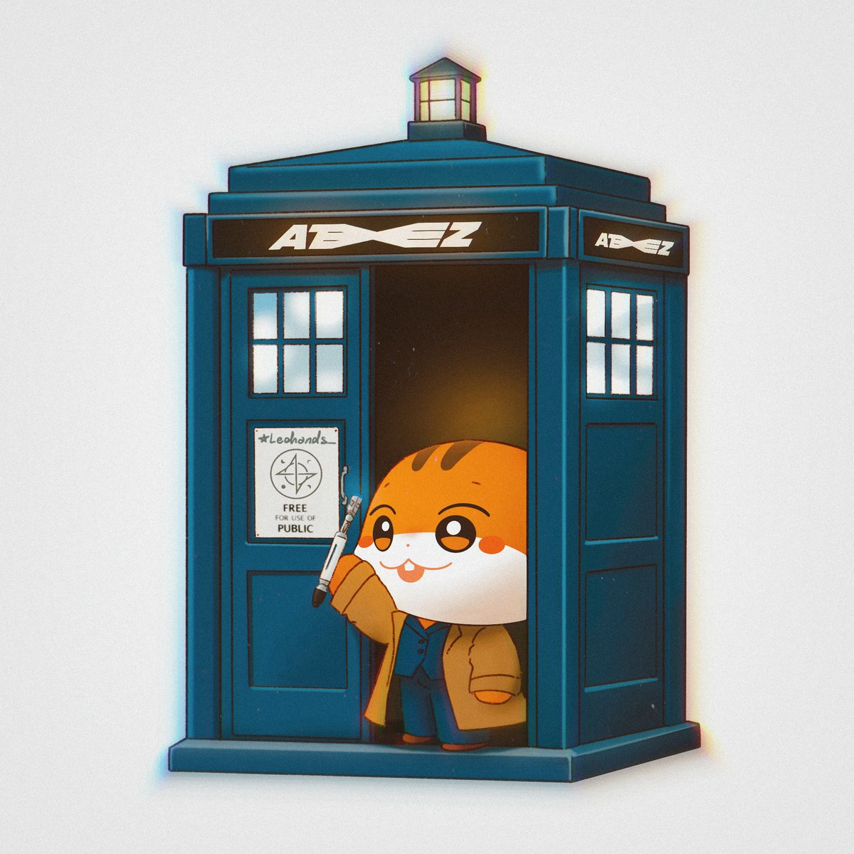 Let the doctor be ginger sometimes 🤓
.
.
#ateez 
#ATEEZfanart 
#doctorwho