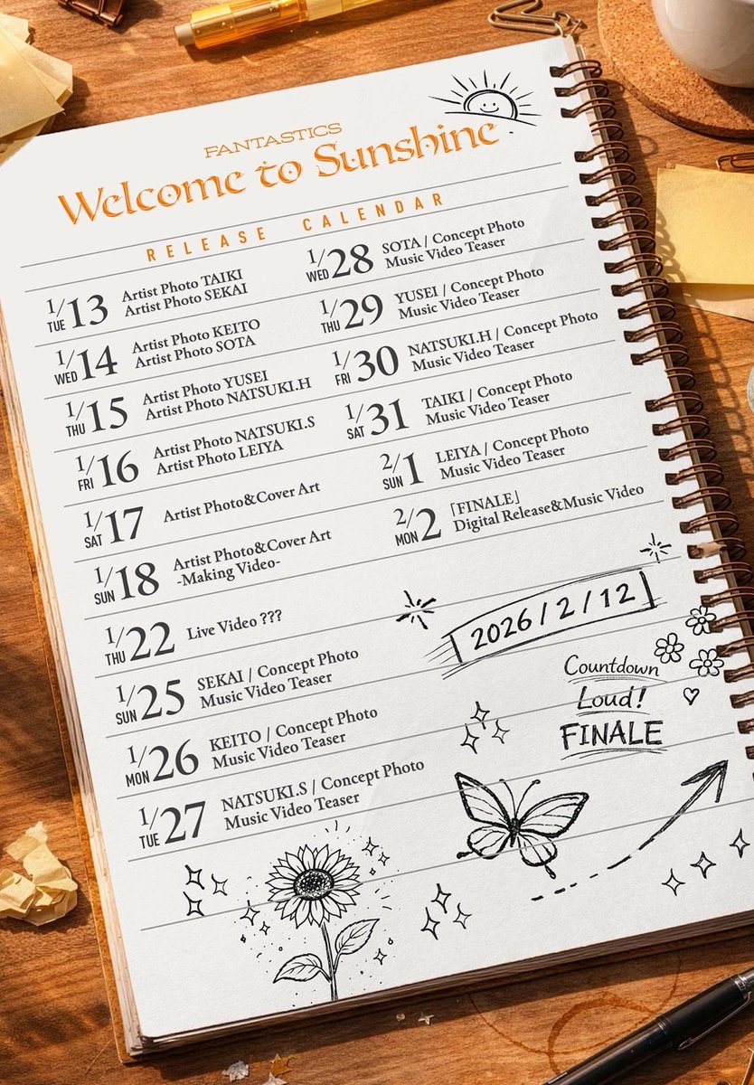 ⟡.· ⎯⎯⎯⎯⎯⎯⎯⎯⎯⎯⎯⎯ ⟡.· FANTASTICS BEST ALBUM タイトル