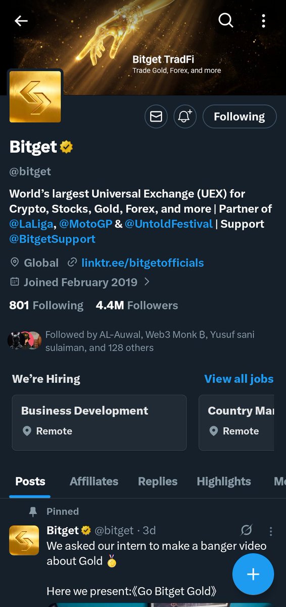 Baffa_eth's tweet image. followed ❤️ 

#BitgetBotCopyTrading

@Bigbrowserfx 
@0xbappa 
@0x_mkay 
@0x_Eze_web3 
@AL_AUWAL0 

drop a follow guys 🔥