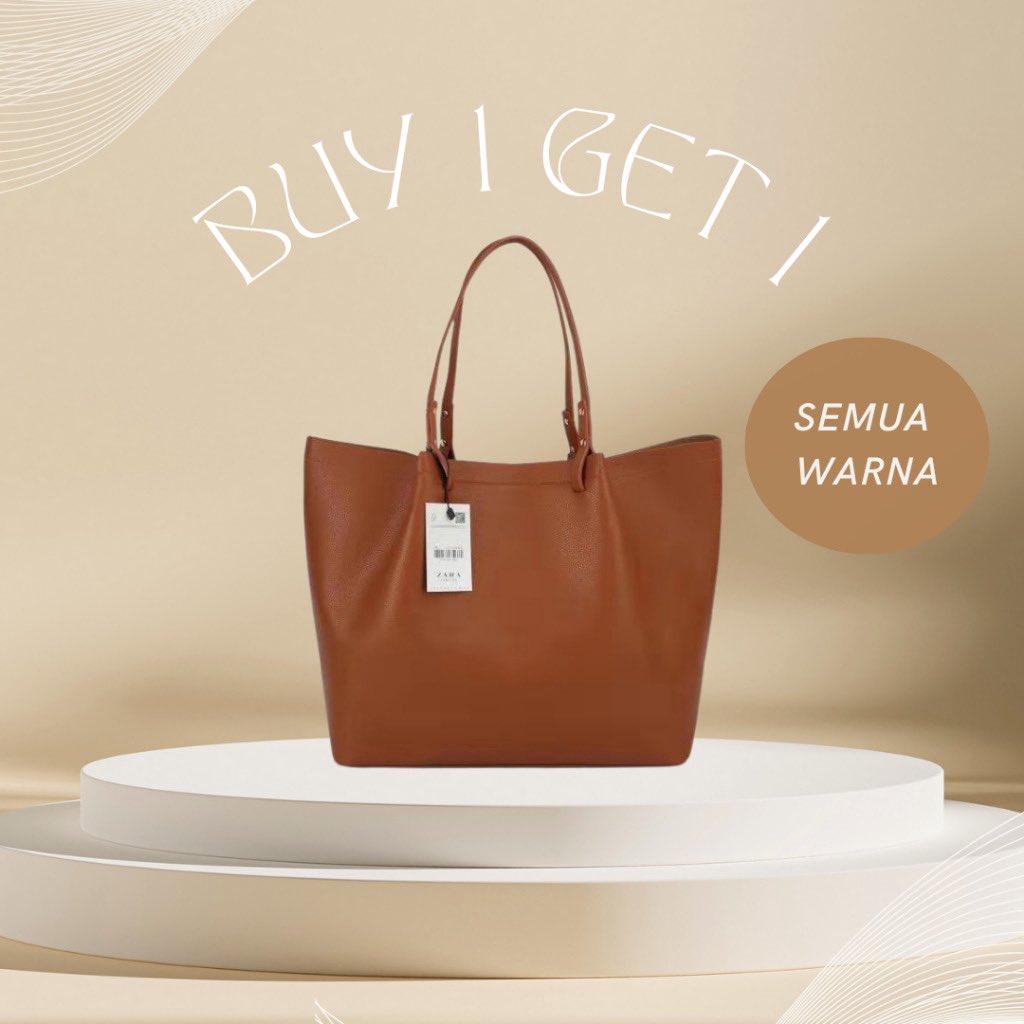 belanjaaaaaaa's tweet image. ￼[Buy 1 Get 1]
Tas bahu wanita zar4 shoulder bag wanita 

60rban doang, Cek👇🏻
s.shopee.co.id/6puOj9yUEU

#shoulderbag #tasbahu #taskerja #taskuliah #shopee