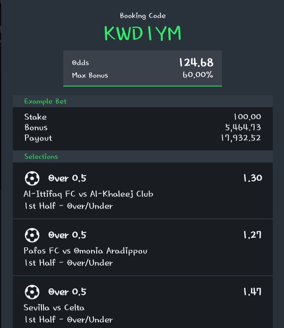 DapperStake's tweet image. KWD1YM

@Davidspredict @hiannaxd @Mrbankstips