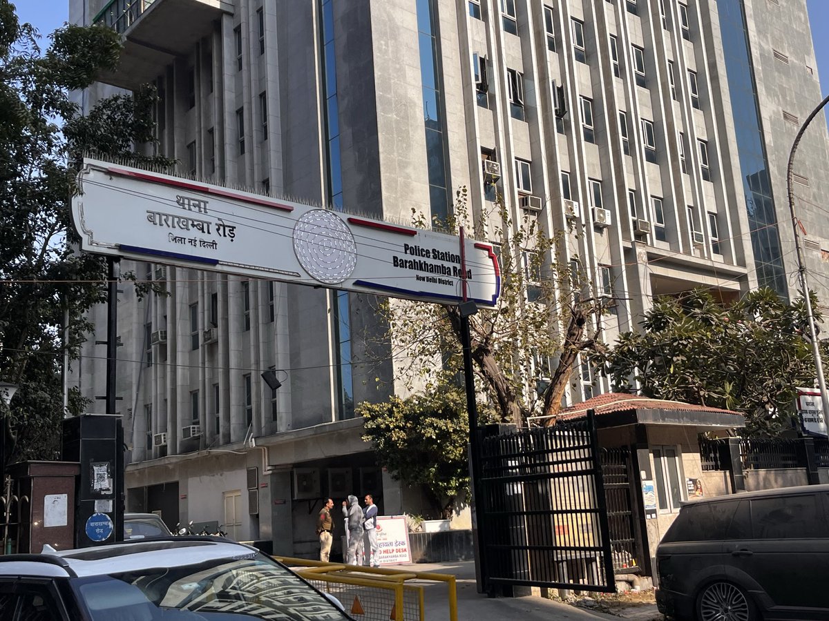 This sewerage hole is leaking which is in front of Police commissionerate. Just now an elderly man riding on scooty fell   and started bleeding. Moreover its stinking like hell. Please attend it immediately <a href="/ndmcscl/">NDMC Smart City Limited</a> <a href="/NewDelhiTimes/">New Delhi Times</a> <a href="/narendramodi/">Narendra Modi</a> <a href="/AmitShah/">Amit Shah</a> <a href="/CMDelhi/">CM</a> <a href="/RekhaGuptaCM/">Rekha Gupta</a>