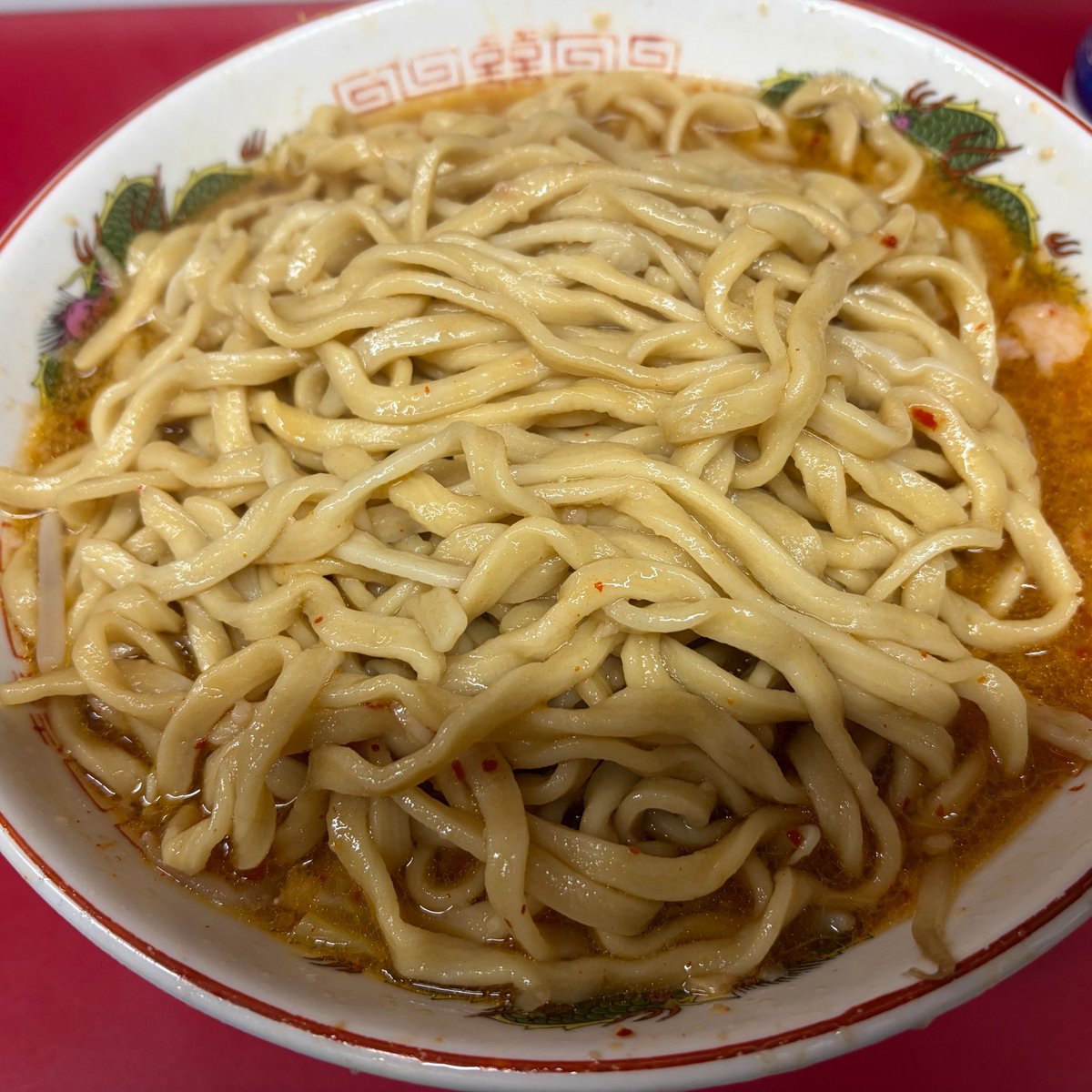 ラーメン二郎 湘南藤沢店 16:10着、2番手でした(´▽`)ノ 小豚ラーメン