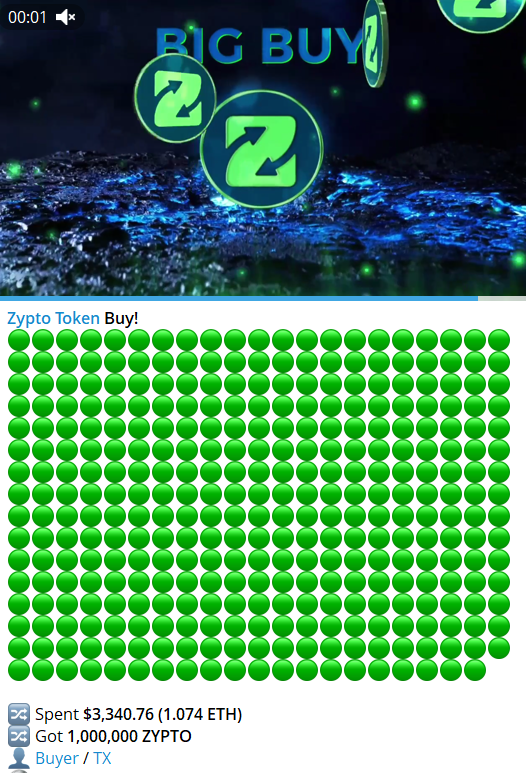 GM GM ☀️

This is how a 1,000,000 $ZYPTO buy looks like 😅

Now the only thing this holder needs to remember is simple 👇
don’t forget to claim daily ZYPs in the Zypto App Rewards Hub 💚

#FreeYourMoney with Zypto