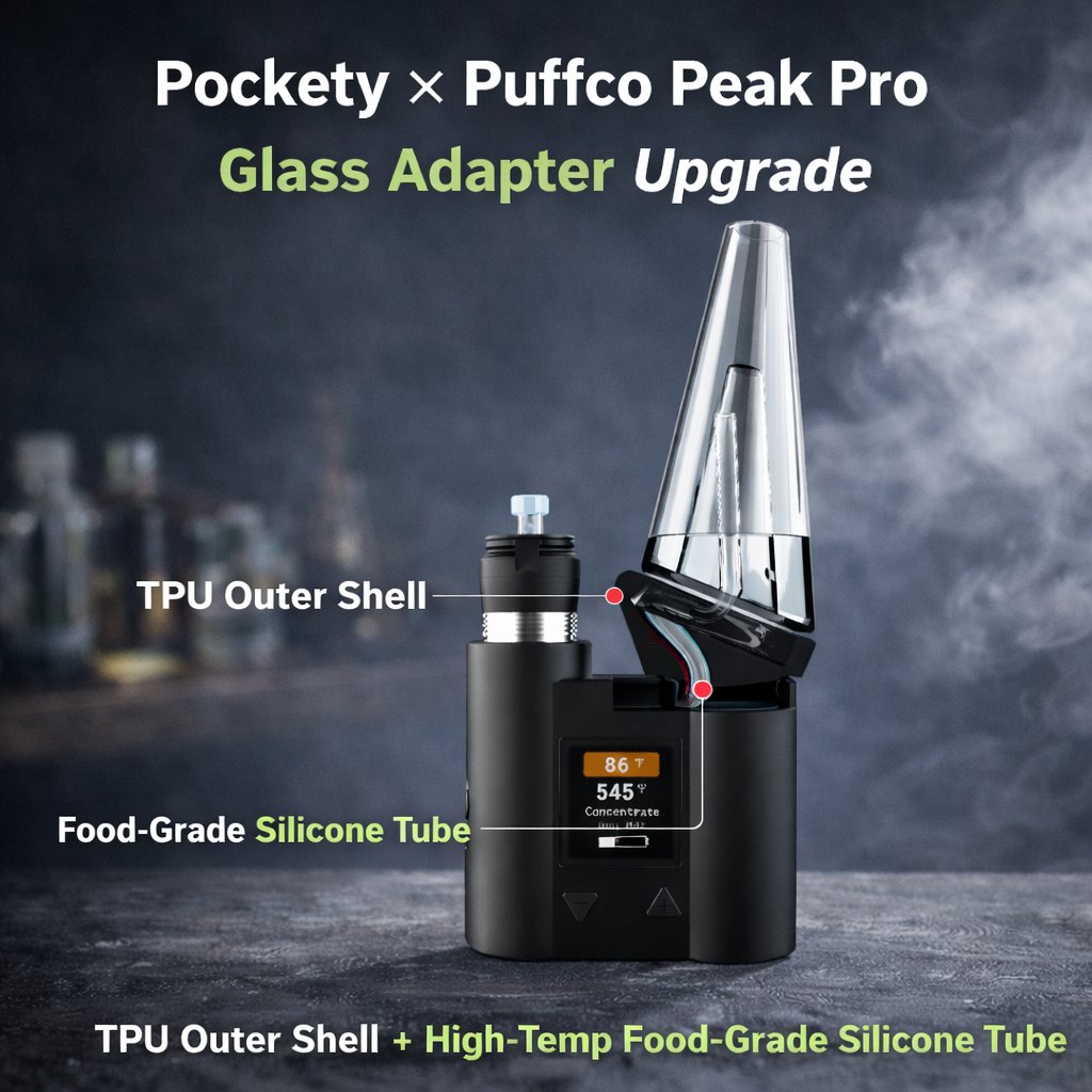 JcvapTech's tweet photo. New upgrade in development 🚀

JCVAP Pockety × Puffco Peak Pro Glass Adapter is getting a hybrid TPU + food-grade silicone airpath.

• Removable silicone vapor path
• Cleaner & safer airflow
• Expanded Pockety glass compatibility
• Rapid iteration via 3D printing
Prototype testing in progress.
 Launch coming soon.
Big thanks to @divine3xistence for the inspiration 💡
#JCVAP #Pockety #PuffcoPeakPro #3DPrinting #Vaporizer