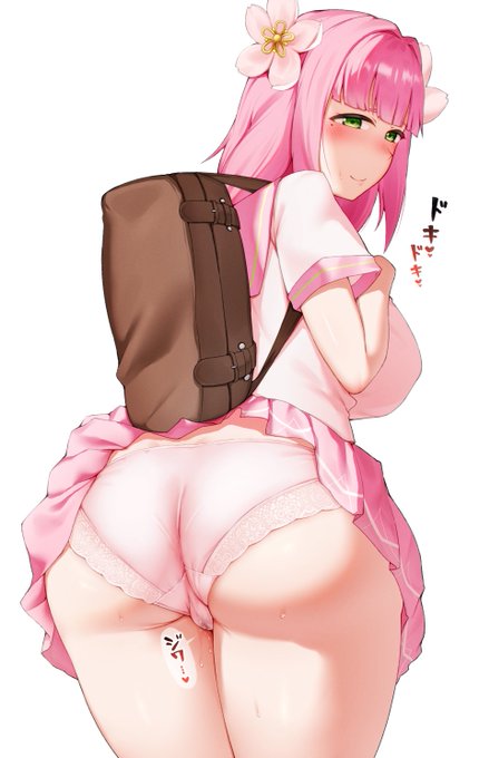 気付いてないフリお誘いパンチラ制服うららかさん