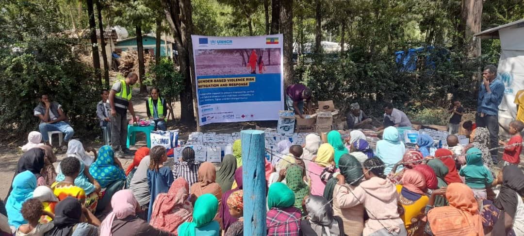 UNHCREthiopia's tweet image. Periods do not stop in emergencies.  

Thanks to 🇪🇺 IM3 Project, +12,000 displaced women and girls in Afar, Amhara, Benishangul-Gumuz &amp;amp; Tigray now have menstrual health kits to manage their periods safely and with dignity.

🙏🏽@EUinEthiopia @DicacRAAD @planethiopia @IHSethiopia