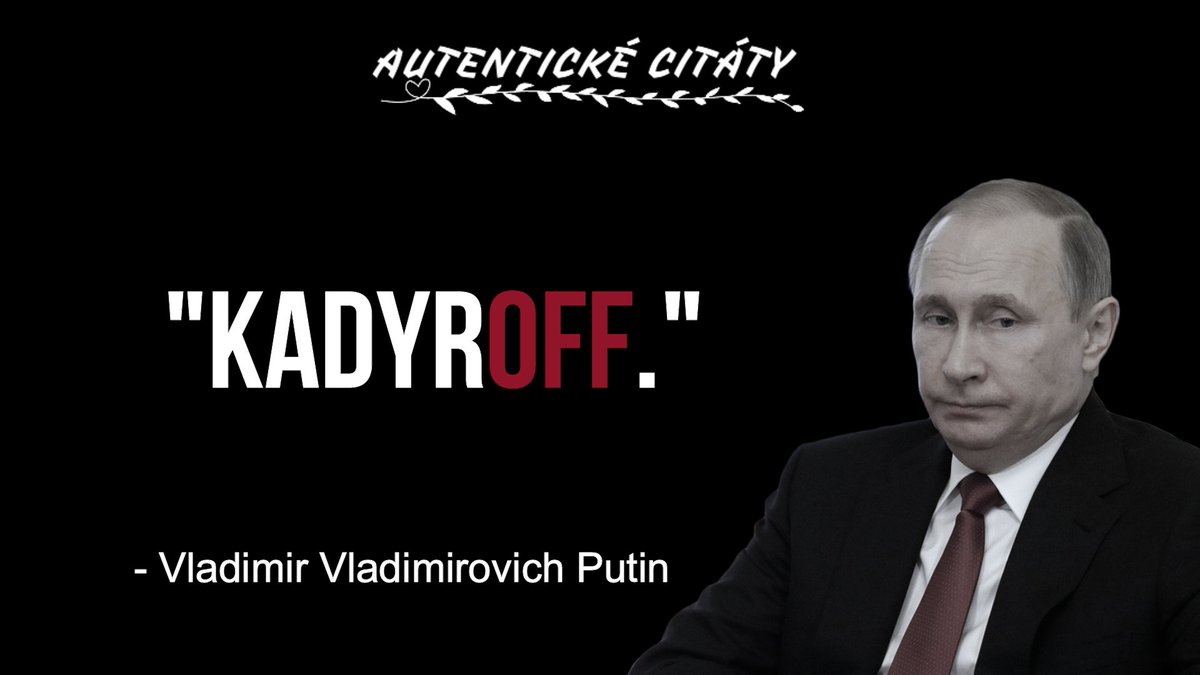 Ten seznam diktátorů se nám letos nějak zkracuje. 📷
#autentickecitaty