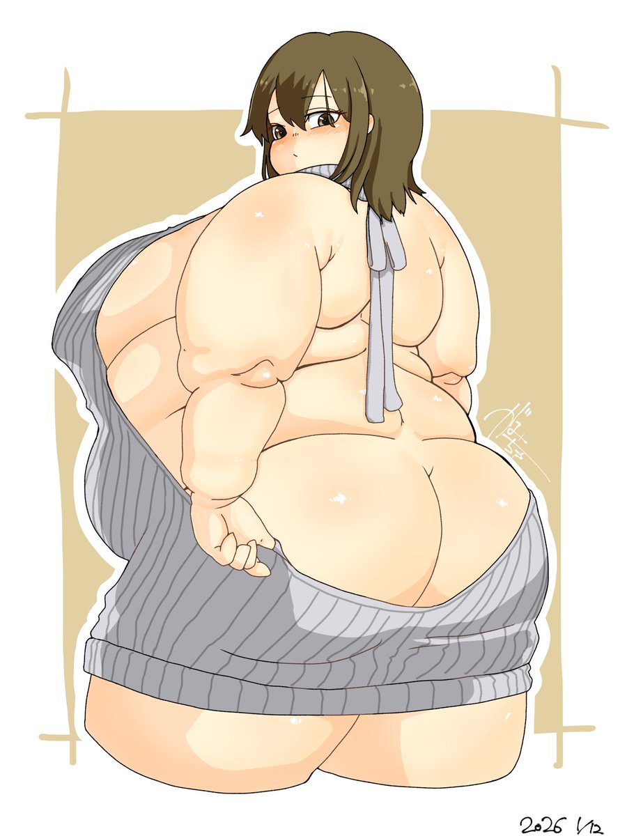 あまり描いてこなかった背中肉!!! 