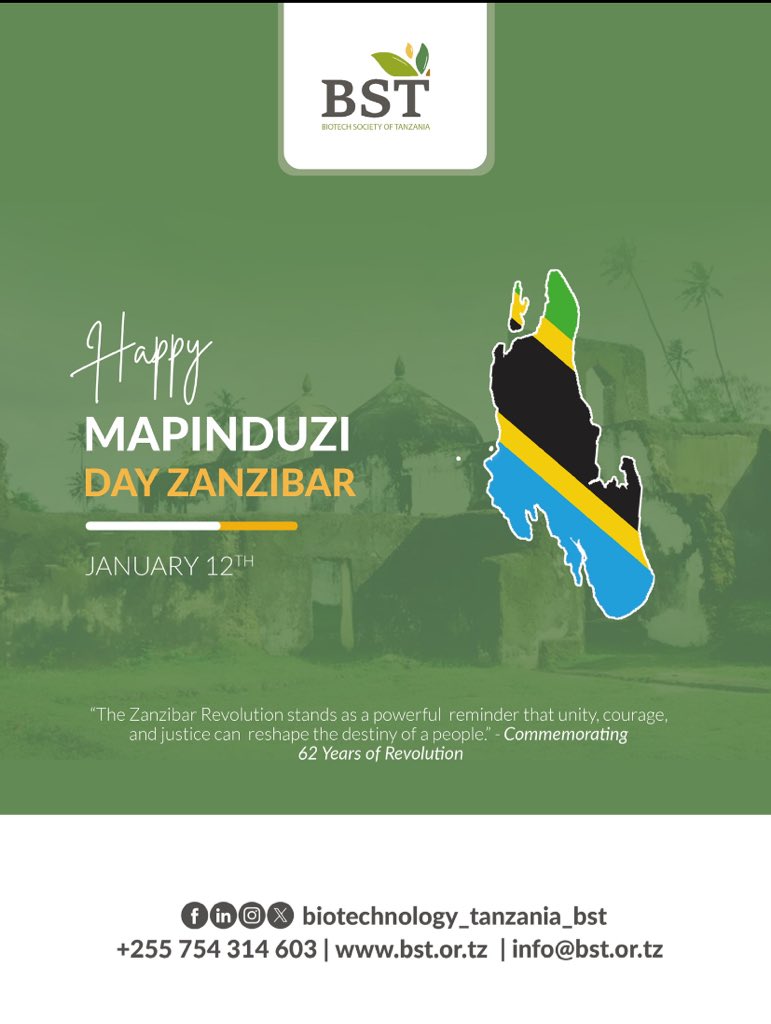 Biotechnology Society of Tanzania tweet media