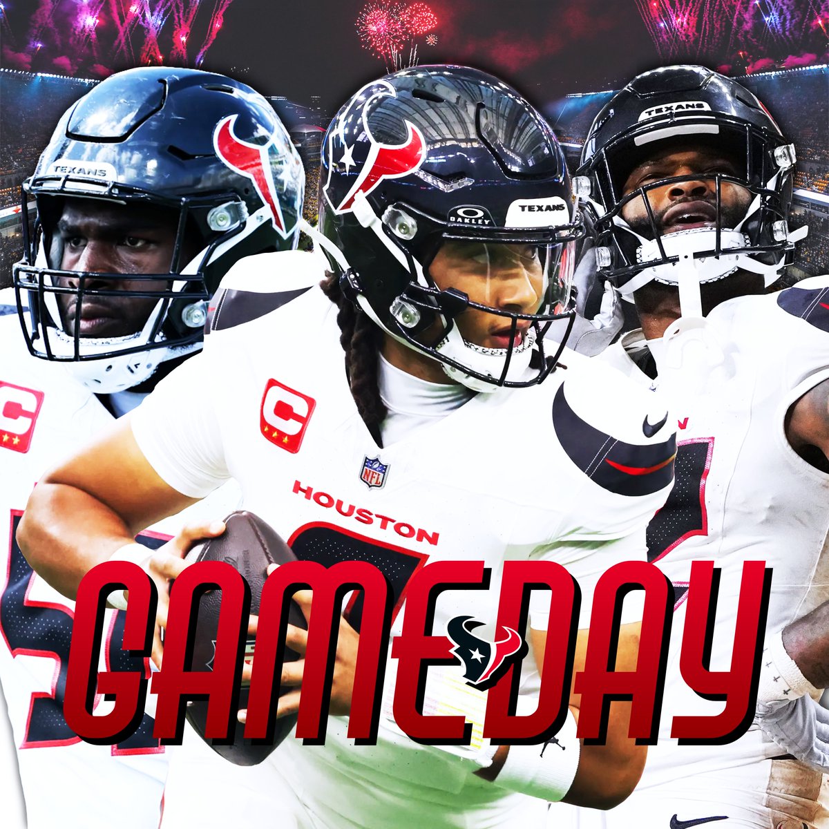 IT'S GAMEDAY HOUSTON! #HTownMade 

(made this for fun btw)