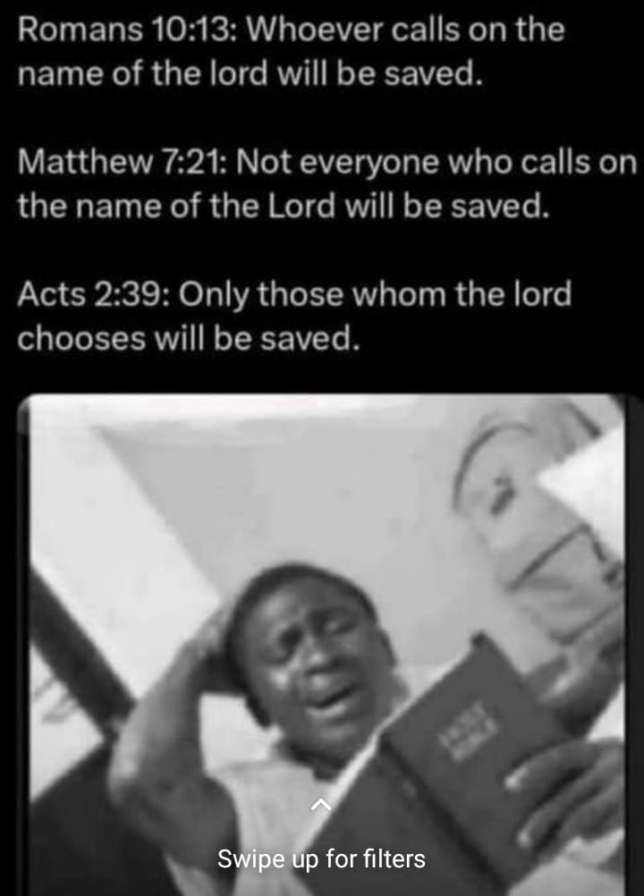 Bible just dey whine us
