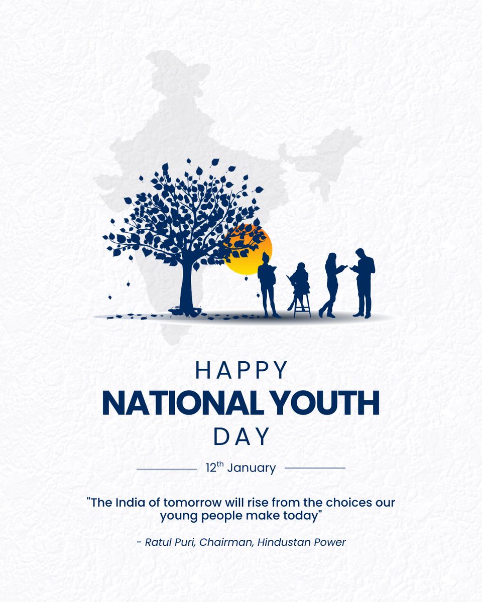 On National Youth Day, I encourage young minds to drive progress and inspire positive change in our society.

#NationalYouthDay2026 #RatulPuri