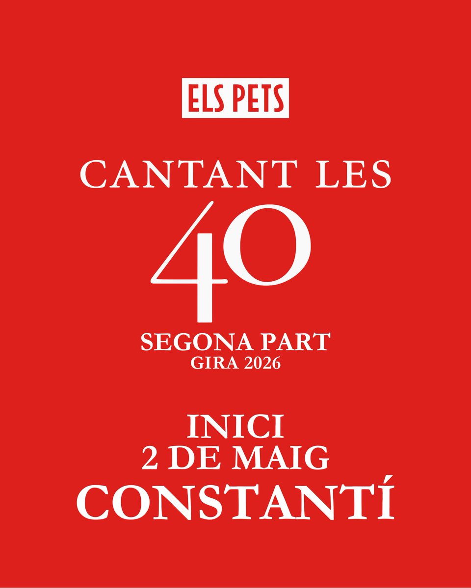 Els Pets tweet media