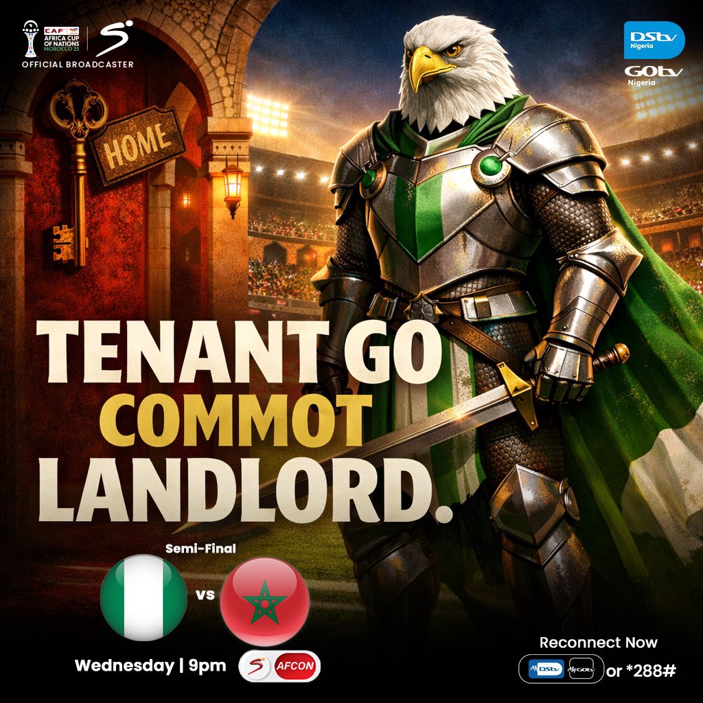 All eyes on Morocco as Nigeria takes on the hosts.
Who’s booking the final ticket?
#AFCON #NGAMAR