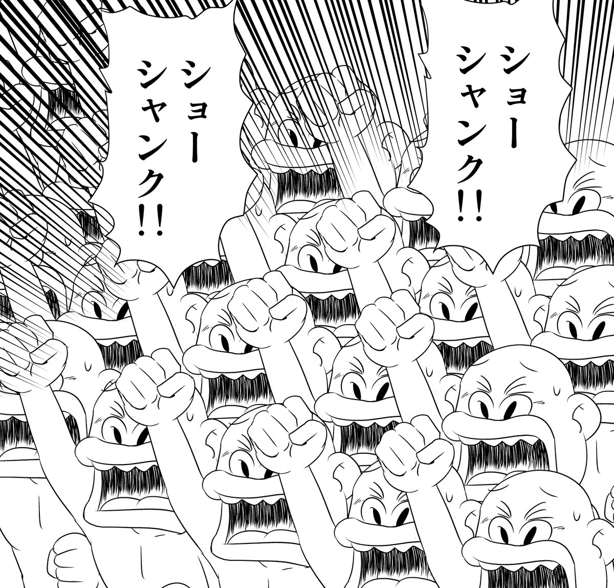 予告編で囚人たちのこんなシーンがあったのをかなり記憶してたのに、本編見たら一切ないしこんな話でもなかった…
知ってる人いませんか?何と勘違いしてるのかとか