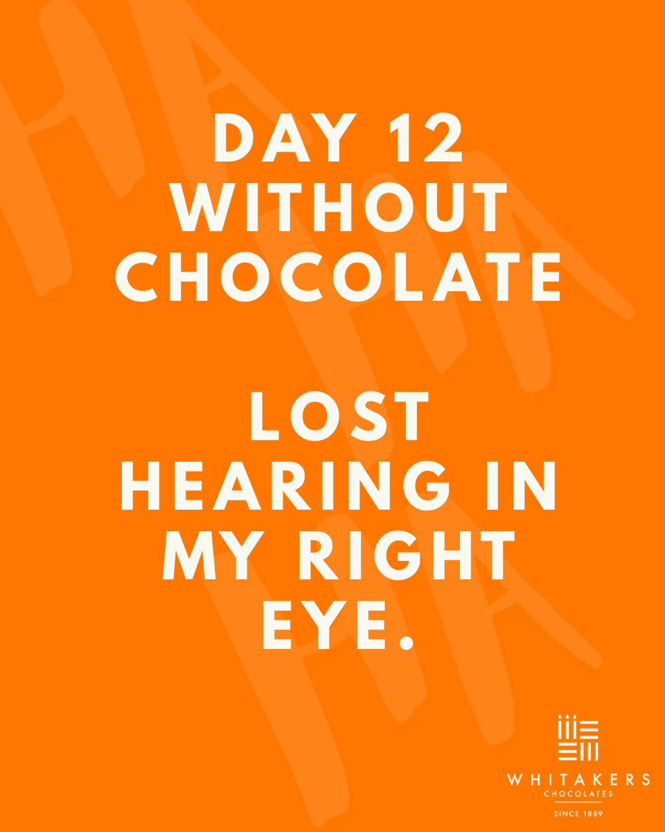 WhitakersChocs's tweet image. Day 12 of New Year’s resolutions…
How’s everyone holding up?

Because clearly, we’re starting to lose it without chocolate. 😅🍫

#NewYearNewMe #ChocolateLovers #ResolutionCheck