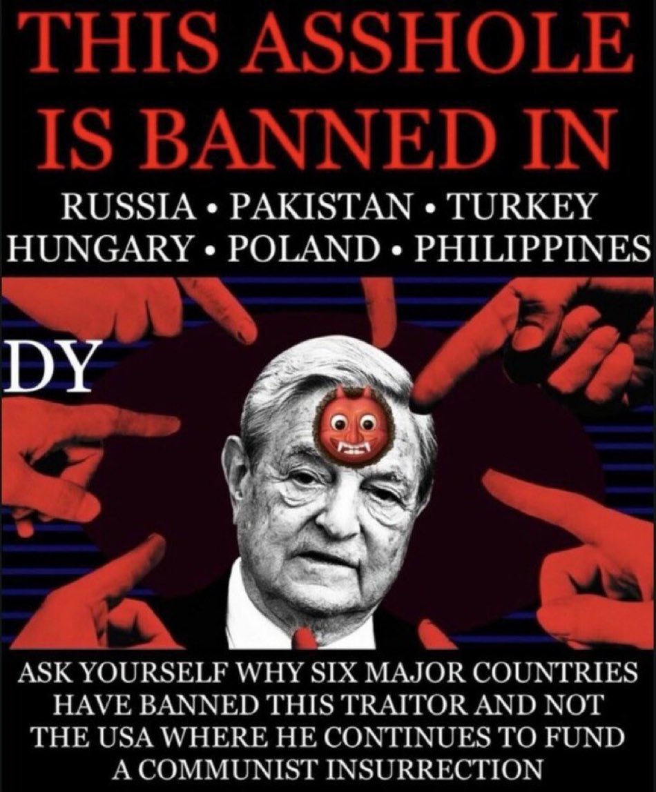 TheGlobal_Index's tweet image. Ever wondered why George Soros is banned in 6 major countries of the world?