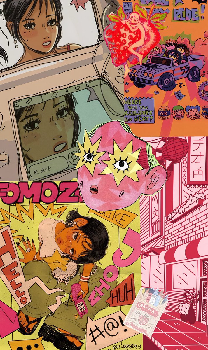 loooovepo's tweet image. Collage wallpaper