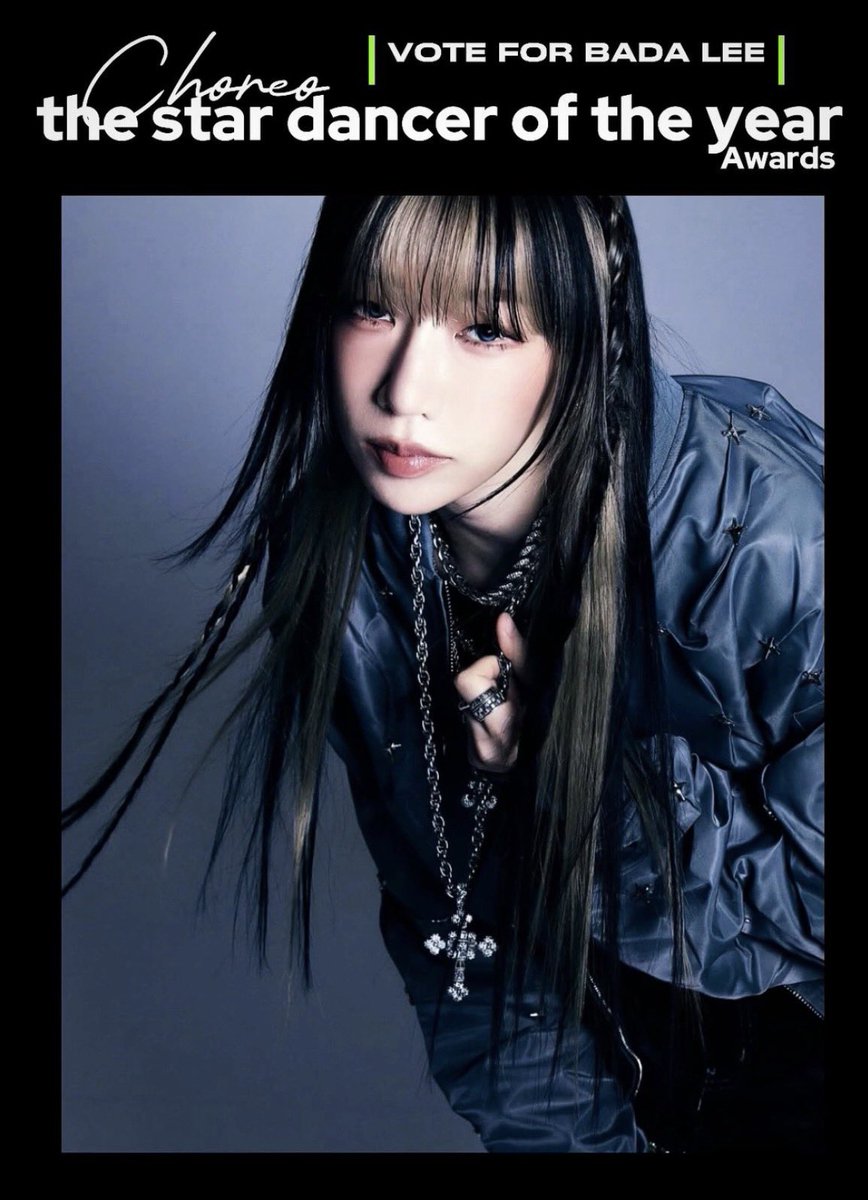 let’s continue voting for bada lee ! She deserves to be the star dancer of the year and win everyone 🩵
#BADALEE #BEBE #바다 #베베 

VOTE FOR BADA LEE HERE :
choreoawards.co.kr/vote?utm_sourc…