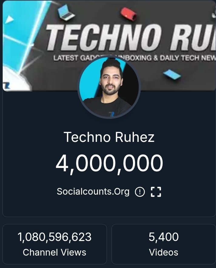 Finally 4M (40 lakh) Family Completed On YouTube💯

Thank you Everyone For all the Love &amp; Support, hamare 3M se 4M ki journey kaafi lambi thi lekin mere liye numbers se zyada aap logo ka trust bohot important hai

Mai isi tarah aap logo ke liye videos banata rahuga aur puri tarah