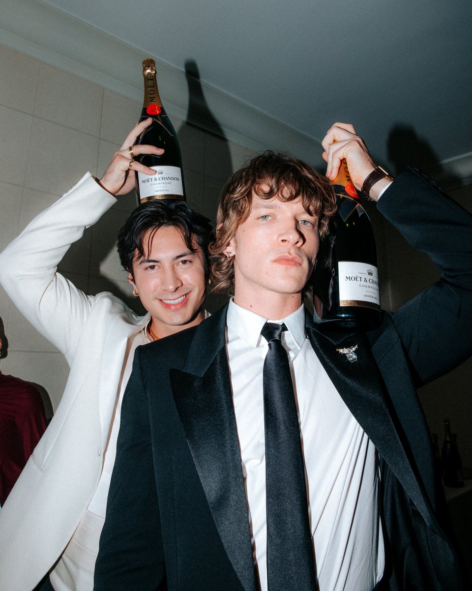 Hudcon backstage at the 2026 Golden Globes.