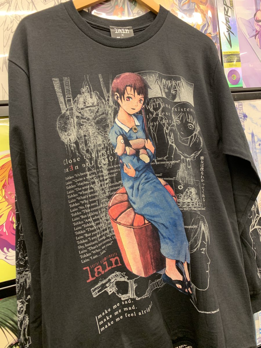 ≪大好評≫ 「serial experiments lain × messa」Tシャツ開店から多数
