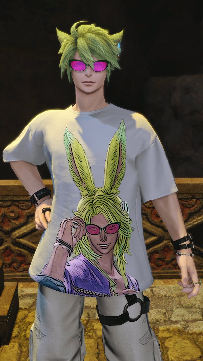 ゲーム内の T シャツデザインを自分でリメイクしたんだ
めちゃくちゃカッコいい！
SE 公式チームに見ていただけると嬉しいです
もし採用していただけたら最高です✨
ありがとうございます！