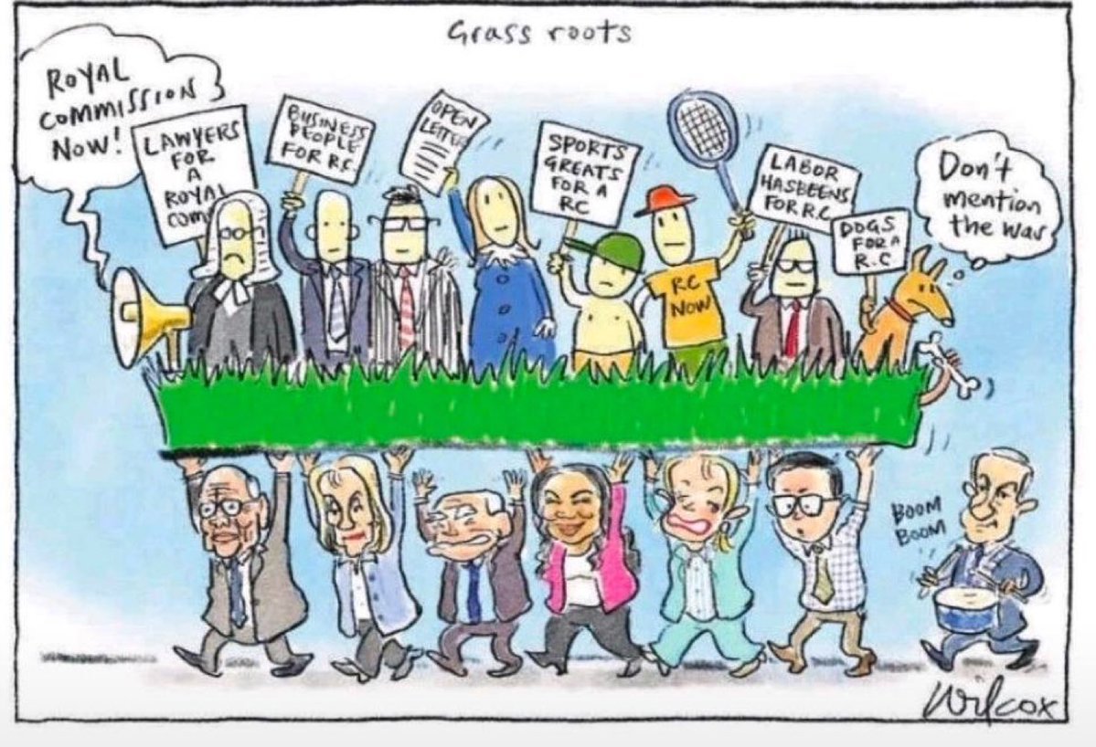 The Zionists pearl clutching and SMH capitulation over this only confirms that Cathy Wilcox absolutely nailed it and them. 

#auspol #IStandWithCathyWilcox